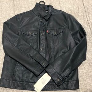 LEVIS Mens Classic trucker jacket Navy